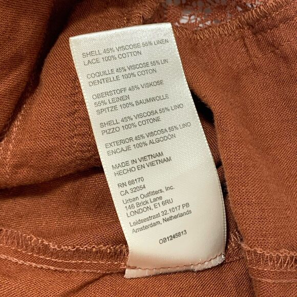 Free People Lace Tank Top Size Large Womens - Picture 9 of 9